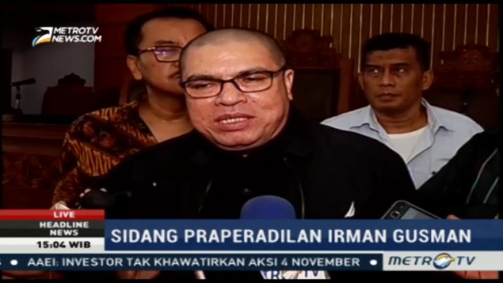 Kuasa Hukum Irman Gusman akan Berkoordinasi dengan KY