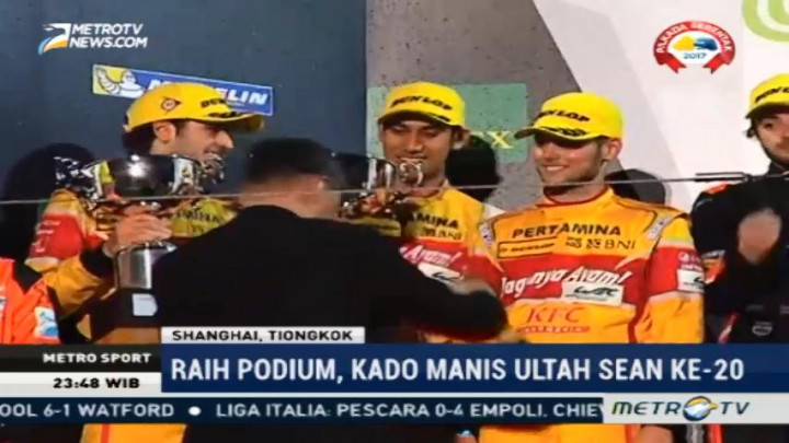 Sean Gelael Raih Podium di WEC Shanghai