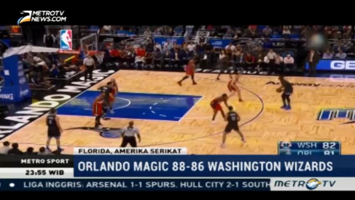 Orlando Magic Menang atas Washington Wizards 88-86