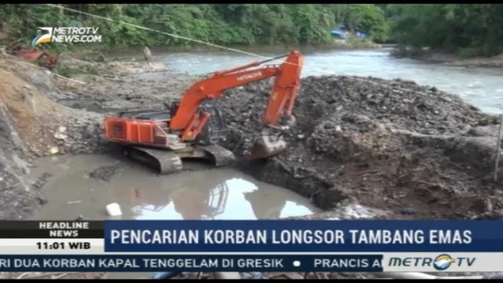 Pencarian Korban Tambang Longsor di Merangin Dihentikan