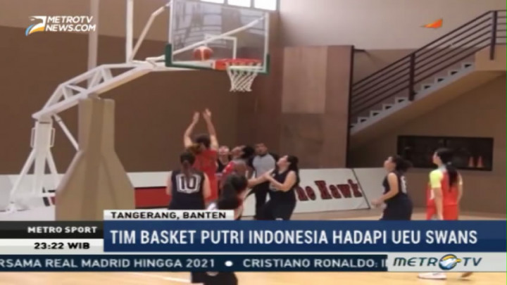 Hadapi UEU Swans, Tim Basket Putri Indonesia Menang 69-57
