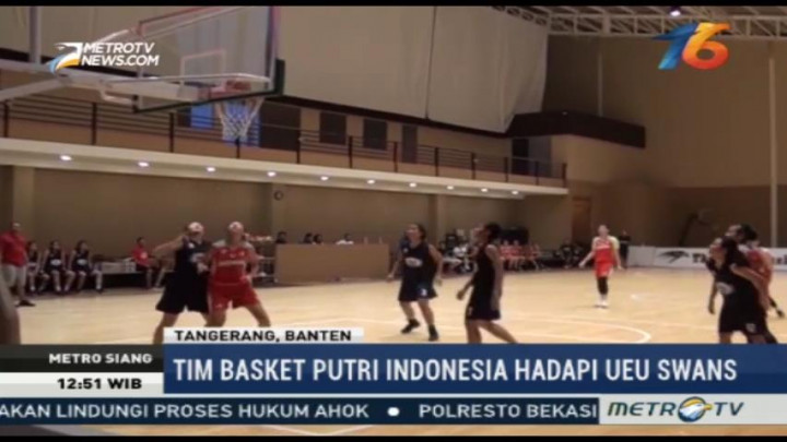 Tim Basket Putri U18 Jalani Uji Coba Melawan UEU Swans