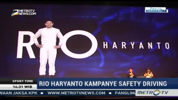 Rio Haryanto Kampanye Safety Driving untuk Pengemudi Pemula