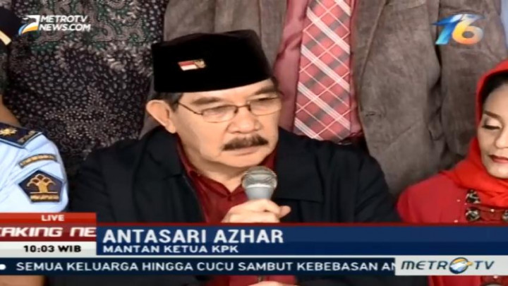 Antasari Azhar Resmi Dibebaskan