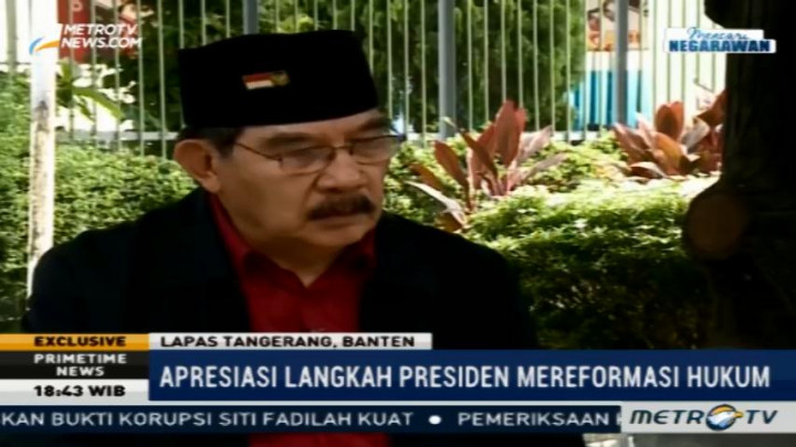 Antasari Apresiasi Langkah Jokowi Mereformasi Hukum