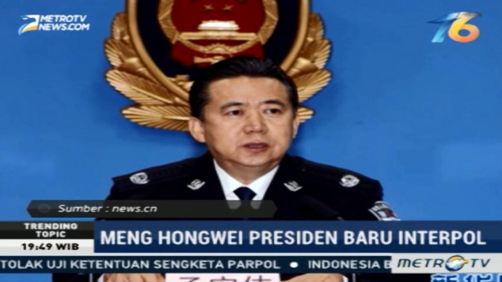 Meng Hongwei Terpilih Jadi Presiden Baru Interpol