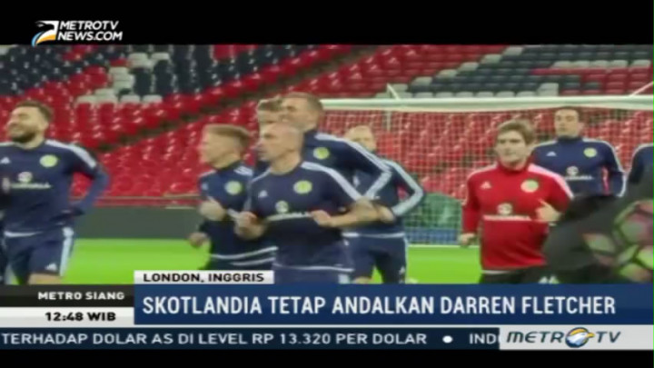 Hadapi Inggris, Skotlandia Tetap Andalkan Darren Fletcher