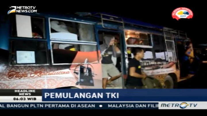 Malaysia Kembali Deportasi 54 TKI