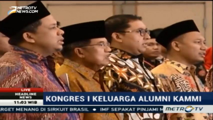 JK Buka Kongres Pertama Keluarga Alumni KAMMI