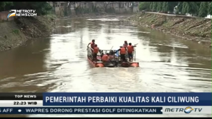 Pemerintah Perbaiki Kualitas Kali Ciliwung