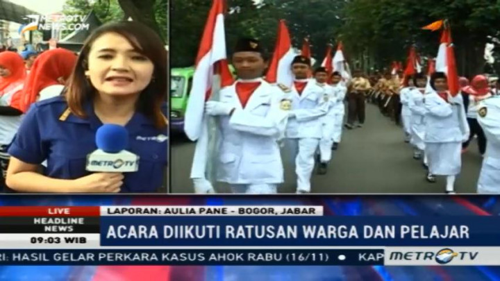 Taruna Merah Putih Gelar Jalan Sehat dan Kirab Budaya