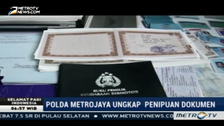 Polda Metro Jaya Ungkap Penipuan dan Pemalsuan Dokumen
