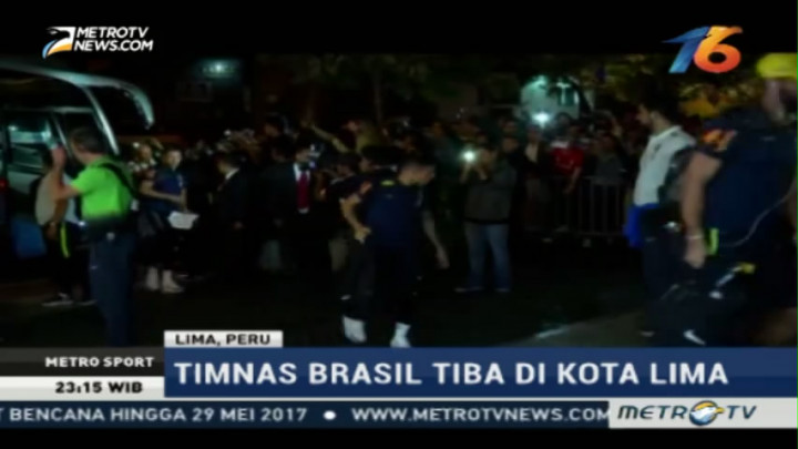 Tiba di Peru, Timnas Brasil Dapat Sambutan Meriah
