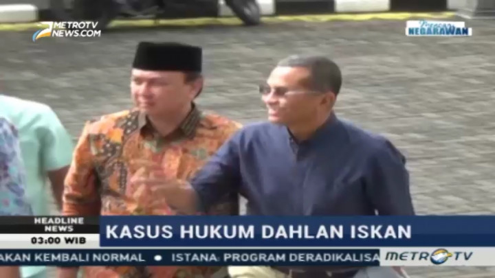 Dahlan Iskan Menjalani Wajib Lapor ke Kejati Jatim