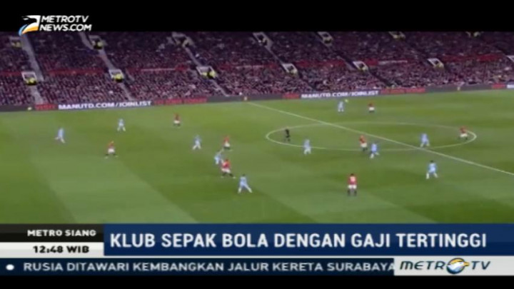 MU Jadi Klub dengan Gaji Pemain Tertinggi