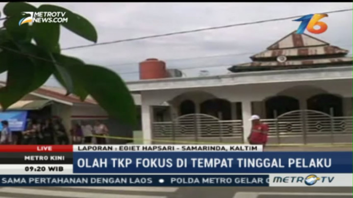 Olah TKP Ledakan Samarinda Fokus di Tempat Tinggal Pelaku