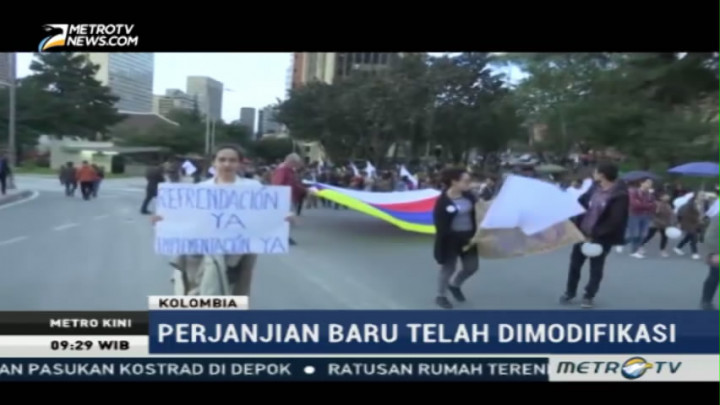 Pemerintah Kolombia Ubah Perjanjian Damai dengan Pemberontak FARC