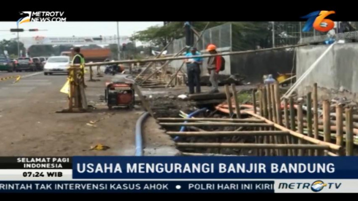 Pemkot Bandung Perbaiki Sistem Drainase Guna Antisipasi Banjir