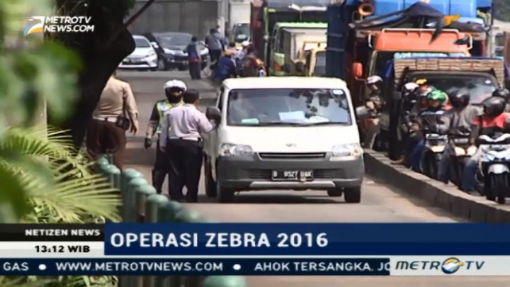 Operasi Zebra Diselenggarakan Demi Terciptanya Ketertiban Lalu Lintas