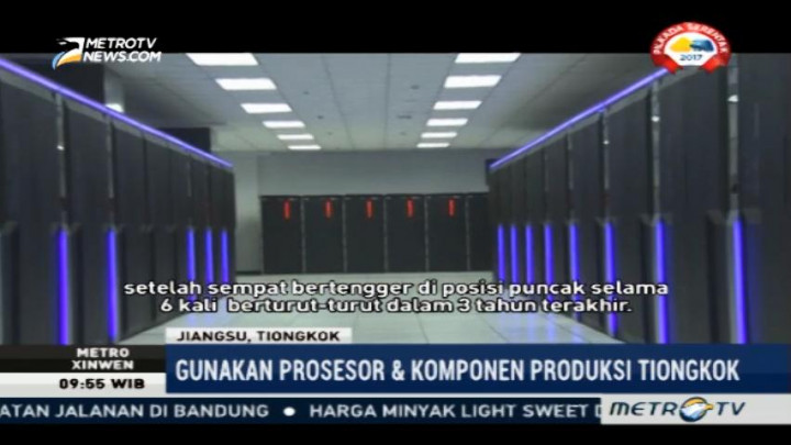 Superkomputer Sunway TaihuLight Tempati Peringkat Teratas Komputer Tercanggih