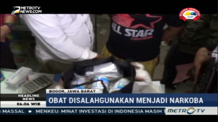 Polisi Sita Ribuan Butir Obat Daftar G di Bogor
