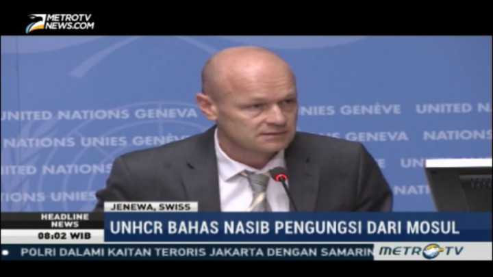 UNHCR Bahas Nasib 60 Ribu Pengungsi dari Mosul