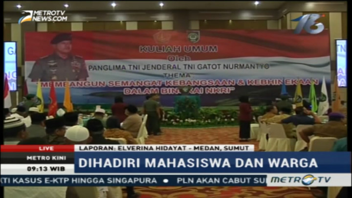 Panglima TNI Berikan Kuliah Umum di MICC