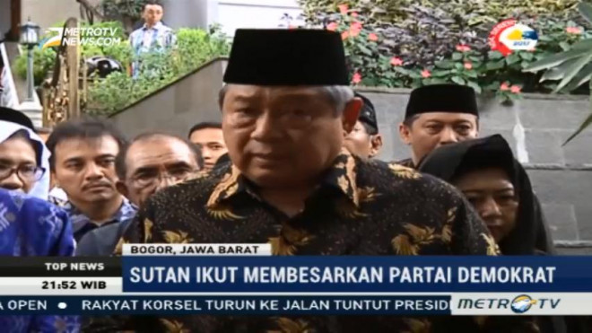 SBY Kenang Sutan sebagai Sosok Pekerja Keras dalam Membangun Demokrat