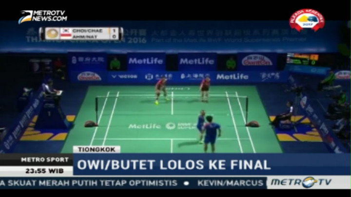 Owi/Butet Lolos ke Final Tiongkok Terbuka