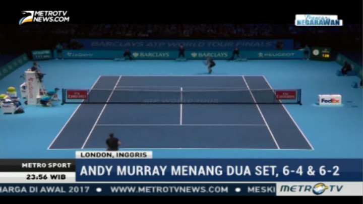 Murray ke Semifinal Usai Tumbangkan Wawrinka