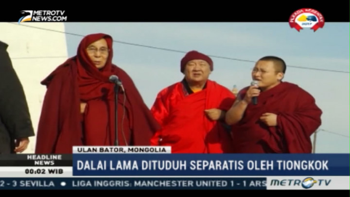 Dalai Lama Temui Umat Buddha di Mongolia