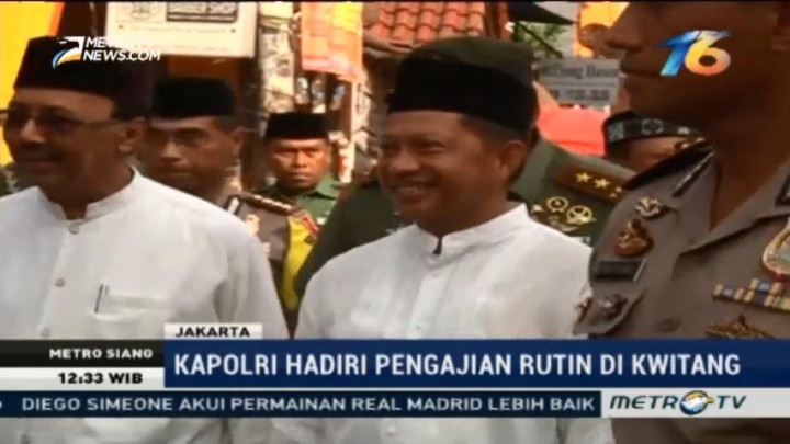 Kapolri Hadiri Pengajian Rutin di Kwitang