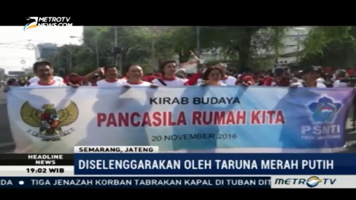 Organisasi Taruna Merah Putih Gelar Kirab Budaya Bhineka