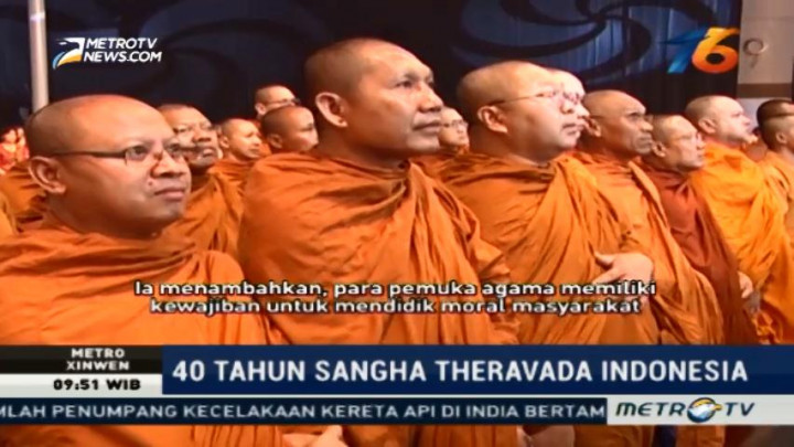 Perayaan 40 Tahun Sangha Theravada Indonesia