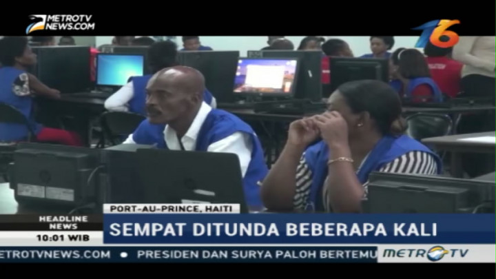 Proses Penghitungan Suara Pemilu Haiti Masih Berlangsung