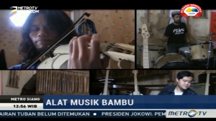 Alat Musik dari Bambu Buatan Lokal Rambah Pasar Internasional