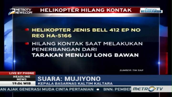 Cuaca Berawan saat Heli TNI AD Hilang Kontak