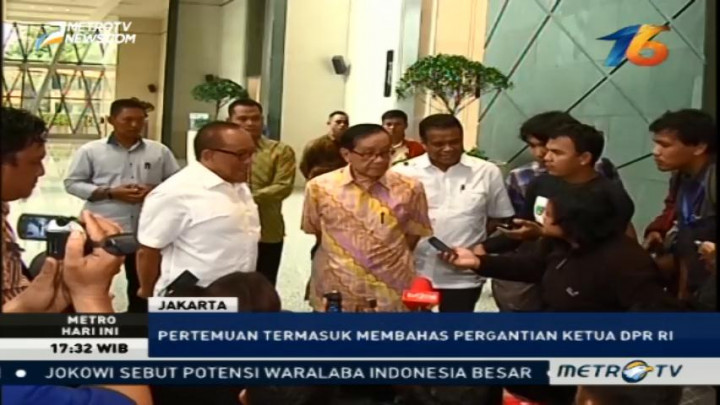 Kursi Ketua DPR Digoyang, Aburizal Bakrie Temui Akbar Tanjung