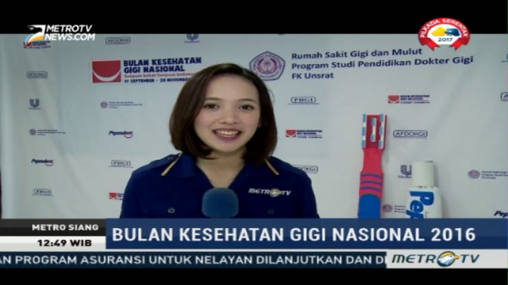 Bulan Kesehatan Gigi Nasional 2016 Hadir di Kota Manado