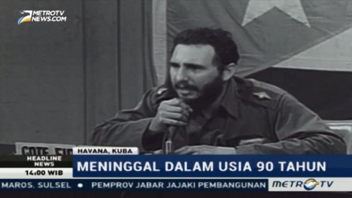 Mantan Presiden Kuba Fidel Castro Tutup Usia
