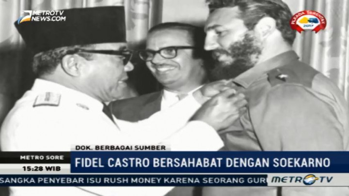 Fidel Castro Bersahabat dengan Soekarno