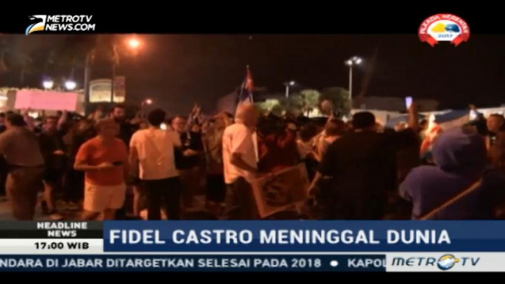 Dukacita Warga Kuba di Amerika atas Wafatnya Fidel Castro