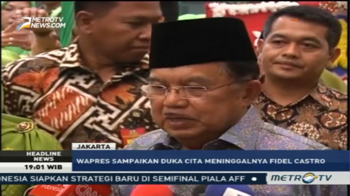 JK Sebut Fidel Castro Pejuang Nasional