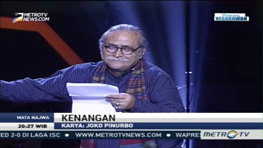 Slamet Rahardjo Membacakan Puisi tentang Kenangan