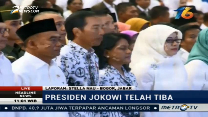 Jokowi Hadiri Peringatan HUT ke-71 PGRI