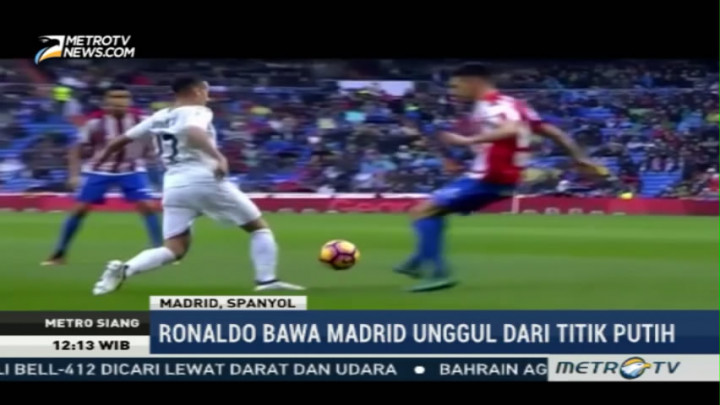 Dwigol Ronaldo Bawa Real Madrid Kokoh di Puncak Klasemen La Liga