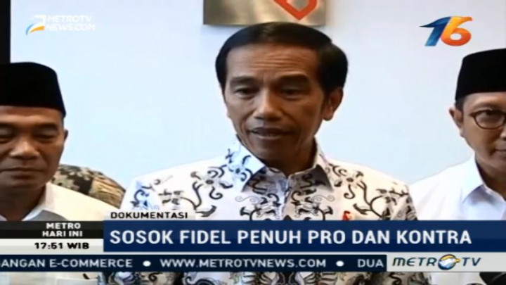 Jokowi Ucapkan Belasungkawa Atas Wafatnya Fidel Castro