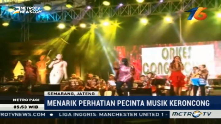 Pagelaran Musik Keroncong di Semarang Tampilkan Kolaborasi Lintas Genre Musik