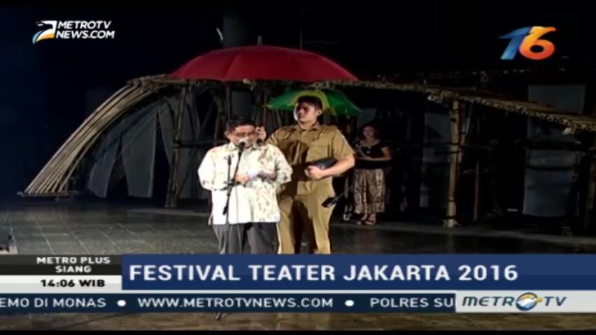 Festival Teater Jakarta 2016, Kembangkan Teater Tradisional (1)