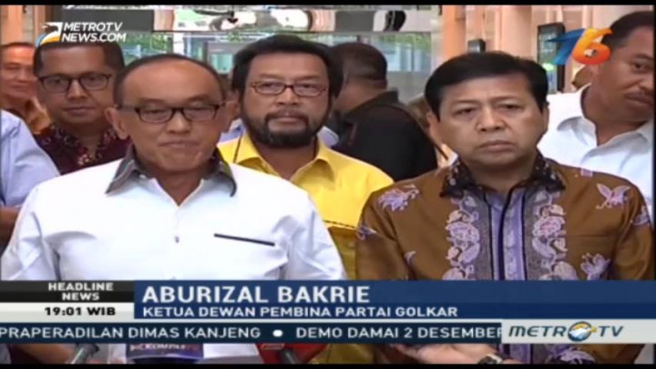 Dewan Pembina dan DPP Golkar Sepakat Setnov Jadi Ketua DPR